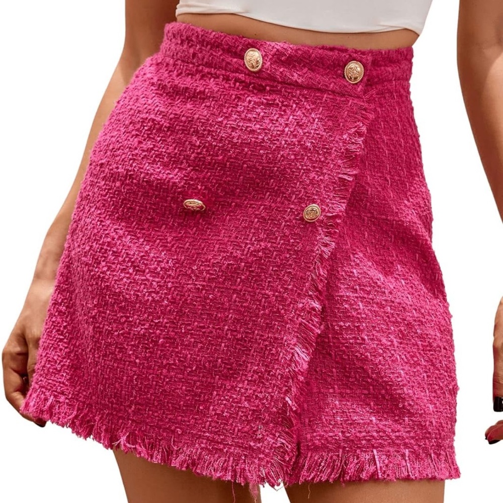Pink Tweed skirt